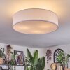Foggia Deckenleuchte 50 cm Nickel-Matt, 3-flammig