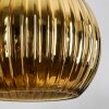 Koyoto Hängeleuchte Glas 15 cm Blau, Gold, Grün, Kupferfarben, 4-flammig