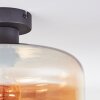 Boza Deckenleuchte Glas 28 cm Bernsteinfarben, 1-flammig