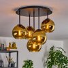Koyoto Deckenleuchte Glas 15 cm Gold, 5-flammig