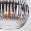 Koyoto Hängeleuchte Glas 20 cm Bernsteinfarben, Klar, Rauchfarben, 5-flammig