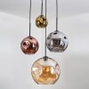 Ripoll Hängeleuchte Glas 15 cm, 20 cm, 25 cm, 30 cm Bernsteinfarben, Gold, Kupferfarben, Rauchfarben, 4-flammig