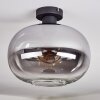 Apedo Deckenleuchte Glas 30 cm Klar, Rauchfarben, 1-flammig