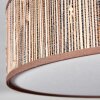 Foggia Deckenleuchte 50 cm Nickel-Matt, 3-flammig