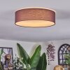 Antillo Deckenleuchte 40 cm Braun, Weiß, 3-flammig