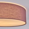 Antillo Deckenleuchte 40 cm Braun, Weiß, 3-flammig