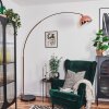Baloca Bogenlampe 27 cm Kupferfarben, Schwarz, 1-flammig