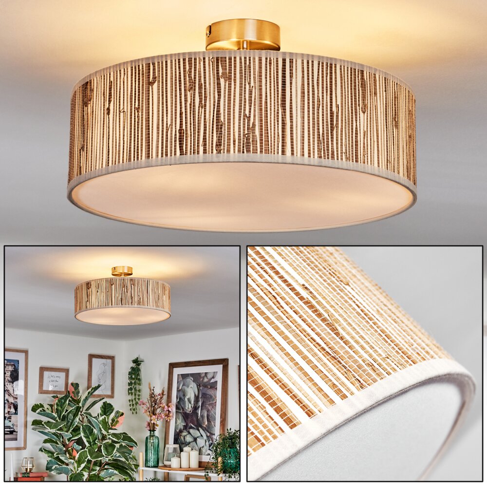 Foggia Deckenleuchte 40 cm Nickel-Matt, 3-flammig main product photo