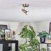 Firan Deckenleuchte LED Chrom, Nickel-Matt, 1-flammig