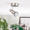 Firan Deckenleuchte LED Chrom, Nickel-Matt, 1-flammig