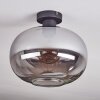 Apedo Deckenleuchte Glas 30 cm Rauchfarben, 1-flammig