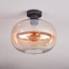 Apedo Deckenleuchte Glas 30 cm Bernsteinfarben, Klar, 1-flammig