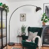Baloca Bogenlampe 27 cm Chrom, Schwarz, 1-flammig