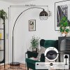 Baloca Bogenlampe 27 cm Chrom, Schwarz, 1-flammig