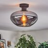 Mertola Deckenleuchte Glas 30 cm Rauchfarben, 1-flammig