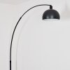 Baloca Bogenlampe 27 cm Schwarz, 1-flammig