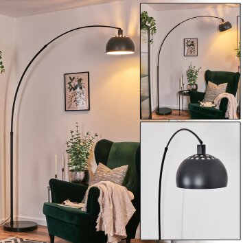 Baloca Bogenlampe 27 cm Schwarz, 1-flammig