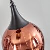 Lutarp Hängeleuchte Glas 18 cm Gold, Klar, Kupferfarben, Rauchfarben, 3-flammig