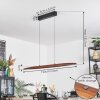 Fugelsta Pendelleuchte LED Schwarz, 1-flammig