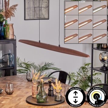 Fugelsta Pendelleuchte LED Schwarz, 1-flammig