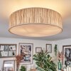 Foggia Deckenleuchte 50 cm Nickel-Matt, 3-flammig