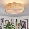 Foggia Deckenleuchte 40 cm Nickel-Matt, 3-flammig