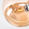 Gastor Deckenleuchte Glas 15 cm Bernsteinfarben, Klar, Rauchfarben, 3-flammig