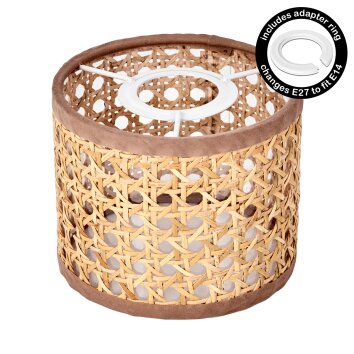 Bongal Lampenschirm 12 cm beige, Naturfarben