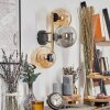 Gastor Wandleuchte Glas 15 cm Gold, Schwarz, 3-flammig