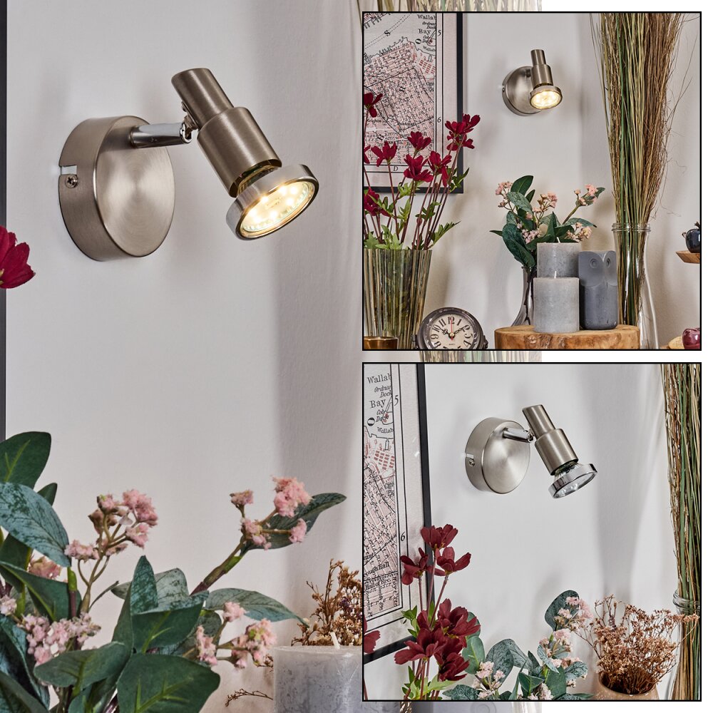 Firan Wandleuchte LED Chrom, Nickel-Matt, 1-flammig main product photo