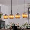 Koyoto Hängeleuchte Glas 20 cm Bernsteinfarben, 4-flammig