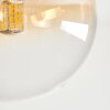 Chehalis Deckenleuchte Glas 12 cm Bernsteinfarben, Klar, 5-flammig