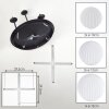 Chehalis Deckenleuchte Glas 10 cm, 12 cm, 15 cm Weiß, 5-flammig