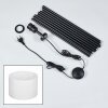Soungou Stehleuchte 38 cm Schwarz, 1-flammig