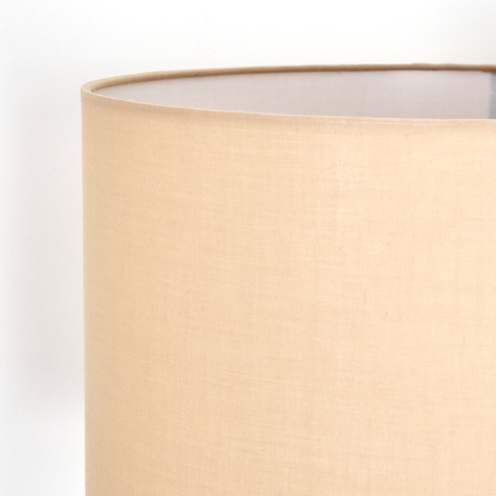 Soungou Stehleuchte 38 cm Holz dunkel, Schwarz, 1-flammig