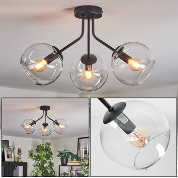 Koyoto Deckenleuchte Glas 15 cm Klar, 3-flammig