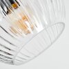 Ripoll Deckenleuchte Glas 15 cm Bernsteinfarben, Klar, Rauchfarben, 3-flammig