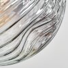 Ripoll Deckenleuchte Glas 15 cm Bernsteinfarben, Klar, Rauchfarben, 3-flammig