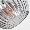 Ripoll Deckenleuchte Glas 15 cm Rauchfarben, 3-flammig