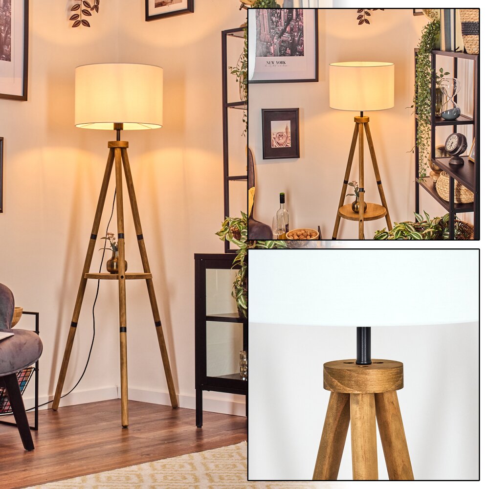 Soungou Stehleuchte 38 cm Braun, Naturfarben, Schwarz, 1-flammig main product photo
