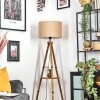 Soungou Stehleuchte 38 cm Braun, Naturfarben, Schwarz, 1-flammig