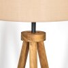 Soungou Stehleuchte 38 cm Braun, Naturfarben, Schwarz, 1-flammig