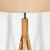 Soungou Stehleuchte 38 cm Naturfarben, Nickel-Matt, 1-flammig