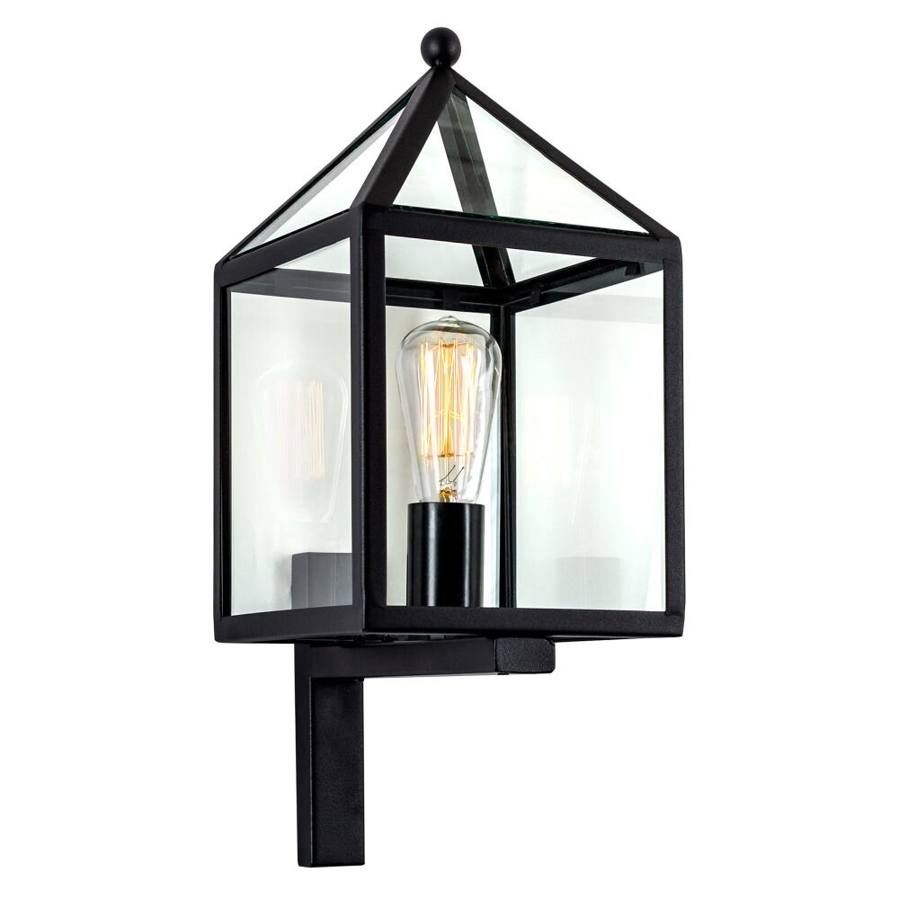 KS Verlichting Bloemendaal Wandleuchte Schwarz, 1-flammig main product photo