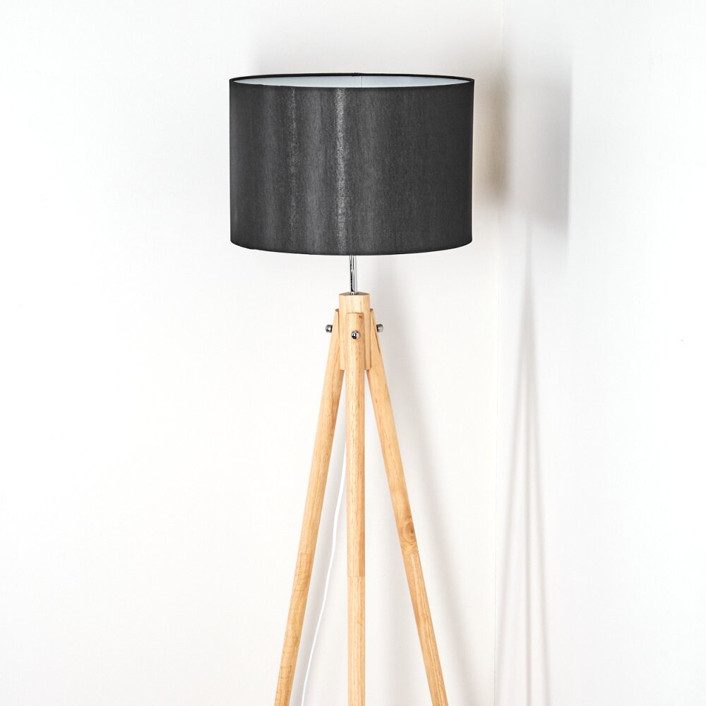 Soungou Stehleuchte 38 cm Chrom, Naturfarben, 1-flammig