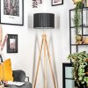 Soungou Stehleuchte 38 cm Chrom, Naturfarben, 1-flammig