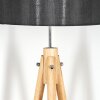 Soungou Stehleuchte 38 cm Chrom, Naturfarben, 1-flammig