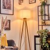 Soungou Stehleuchte 38 cm Naturfarben, Weiß, 1-flammig