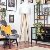 Soungou Stehleuchte 38 cm Naturfarben, Weiß, 1-flammig