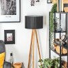 Soungou Stehleuchte 38 cm Naturfarben, Weiß, 1-flammig